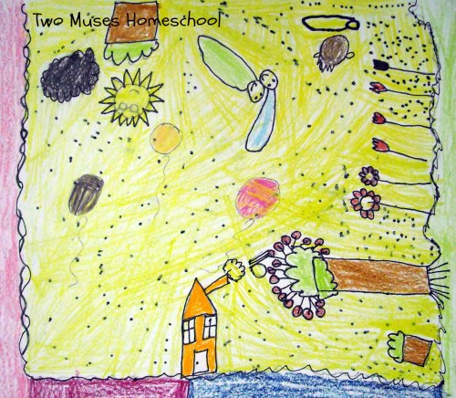 儿童艺术策展人-与孩子一起创造艺术- chagall灵感绘画3