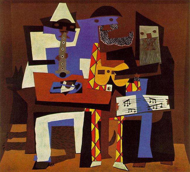 巴勃罗·毕加索，三位音乐家，1921年