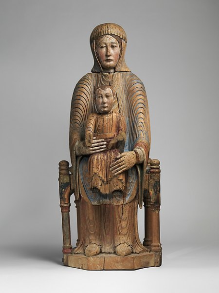儿童艺术馆长-艺术中最受欢迎的5位圣母-法国，圣母和孩子在陛下，约1175-1200