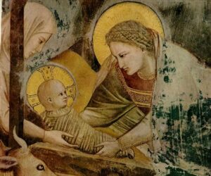 乔托，《基督生活的场景》，1。耶稣诞生，1304-06年