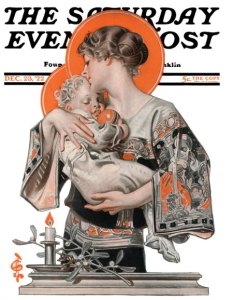 现代圣母与孩子，1922年12月23日，J.C.莱恩德克尔
