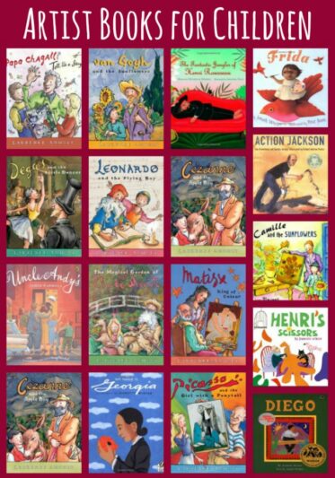 儿童艺术策展人-关于艺术家生活的儿童书籍-儿童艺术家书籍