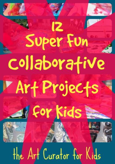 儿童艺术策展人- 12个超级有趣的儿童合作艺术项目