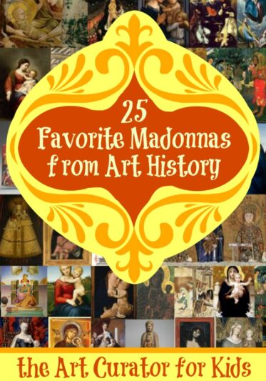 孩子的艺术策展人——25最喜欢麦当娜和孩子从艺术史