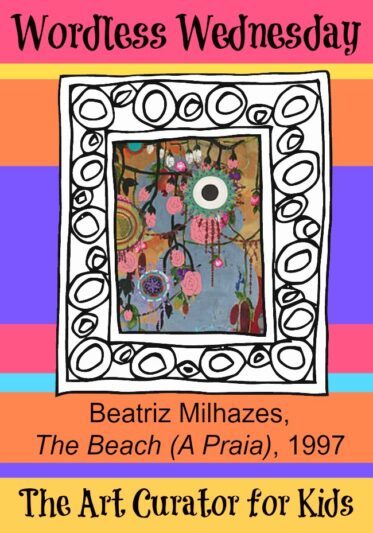 艺术策展人对孩子-无言的周三Beatriz Milhazes海滩(普拉亚),1997年