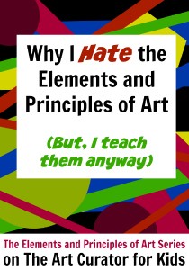 儿童艺术策展人-为什么我讨厌元素和原则，但还是教他们- 300
