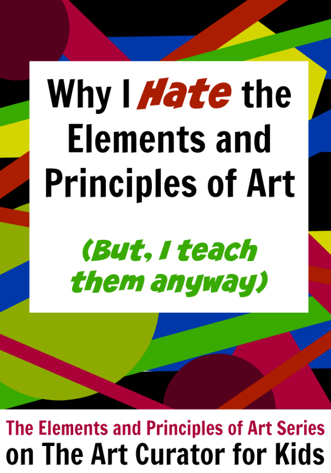儿童艺术策展人-为什么我讨厌元素和原则，但还是教他们