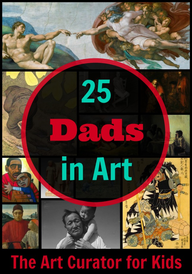 儿童艺术策展人-艺术史上父亲的25种观点-父亲节快乐!