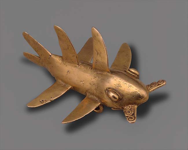 艺术策展人对孩子- 10可怕的鲨鱼鲨鱼周的艺术——Chiriqui鲨鱼吊坠[2],11个16世纪,遇到了博物馆