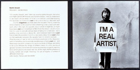 基思·阿纳特，《裤子-文字片》，1972-89
