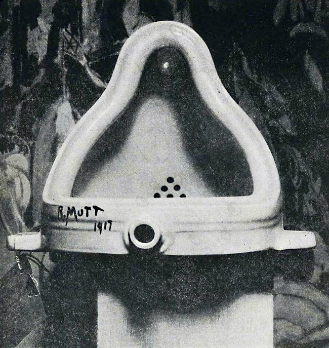 马塞尔·杜尚，《喷泉》，1917年
