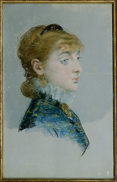 Édouard马奈，Lucie Delabigne小姐(1859-1910)，叫Valtesse de la Bigne, 1879，遇见博物馆