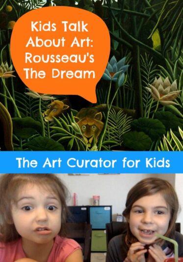 孩子谈论艺术-亨利·卢梭的《梦》