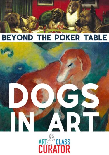 Beyond Dogs Playing Poker Dogs in Art-pin