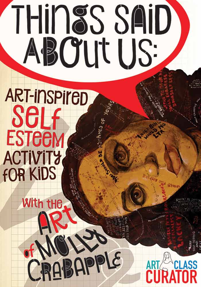 关于我们的事情-艺术启发的孩子自尊活动- molly Crabapple-700x1000