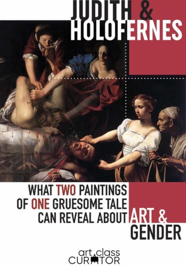 朱迪丝和荷罗孚尼画:一个比较和对比艺术课程