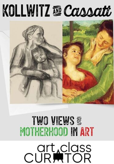 科勒维茨和卡萨特:艺术中的母性的两种观点